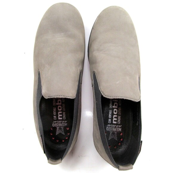 Mephisto Air Relax Mobils  Women's Shoe Slip On Wedge  Gray  Size 7 EUC - Picture 9 of 12